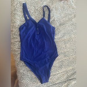 Blue/purple one-piece